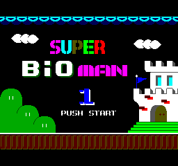 Super Bioman 1 Title Screen